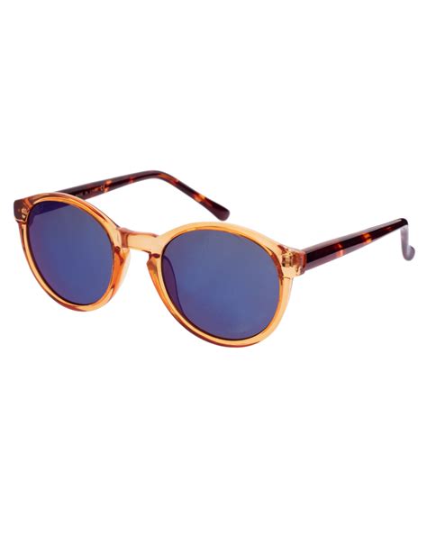 round orange revo sunglasses